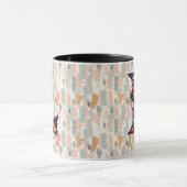 Levendige geometrische monogrammok - L voor Liam Mok (Midden)