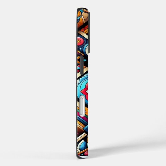 Levendige geometrische patronen Case-Mate iPhone case (Achterkant / Rechts)