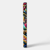 Levendige geometrische patronen Case-Mate iPhone case (Achterkant / Links)