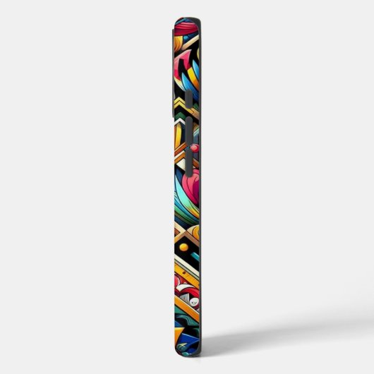 Levendige geometrische patronen Case-Mate iPhone case (Achterkant / Links)