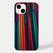 Levendige geometrische strepen Case-Mate iPhone case (Achterkant)