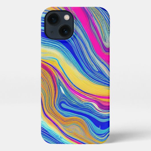Levendige gepatenteerde telefoonhoesjes iPhone hoesje (Achterkant)