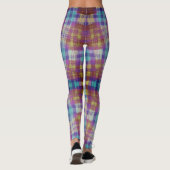 Levendige geruite comfort Leggings (Achterkant)