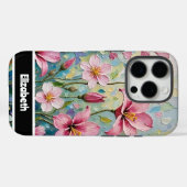 Levendige geschilderde bloementuin Smartphone Case-Mate iPhone Case (Achterkant (horizontaal))