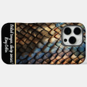 Levendige, gestructureerde giftige slangenhuid Case-Mate iPhone case (Achterkant (horizontaal))