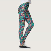 Levendige gevederde sereniteit leggings (Rechts)