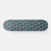 Levendige gevederde sereniteit persoonlijk skateboard (Horizontaal)