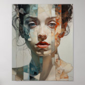 Levendige gezichten - Kleurrijke persoonlijkheden  Poster (Voorkant)