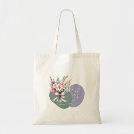 Levendige Gladiolus Maagd Constellatie Sierlijk Tote Bag