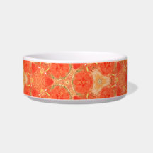 Levendige gloed in oranje en groen