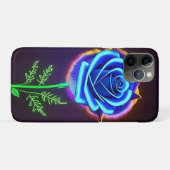Levendige gloeiende bloem met neonaccenten Case-Mate iPhone case (Achterkant (horizontaal))