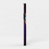 Levendige gloeiende bloem met neonaccenten Case-Mate iPhone case (Achterkant/rechts)