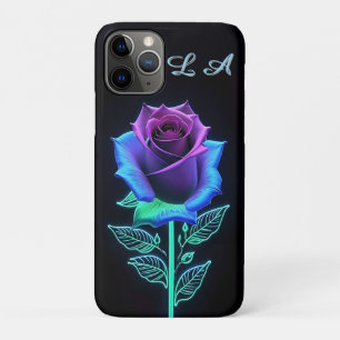 Levendige gloeiende bloem met neonaccenten Case-Mate iPhone case