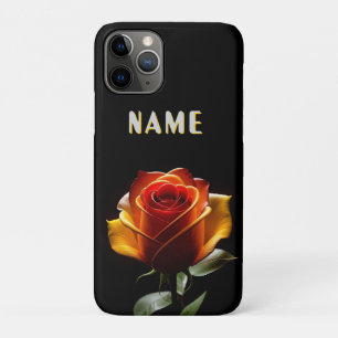 Levendige gloeiende bloem met neonaccenten Case-Mate iPhone case