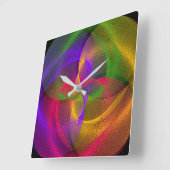 Levendige Glossy Circle geometrische wandklok (Hoek)