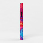 Levendige golven: Abstracte neon energie stroom ku Case-Mate iPhone Case (Achterkant/rechts)