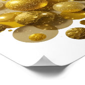 Levendige Goud GOUDEN SPARKELS Poster (Hoek)