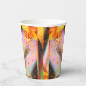 Levendige gouden feestbekers papieren bekers (Rechts)