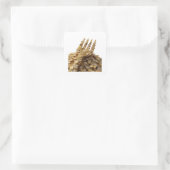 Levendige Gouden HAND VAN GELD Sticker Motief (Tas)