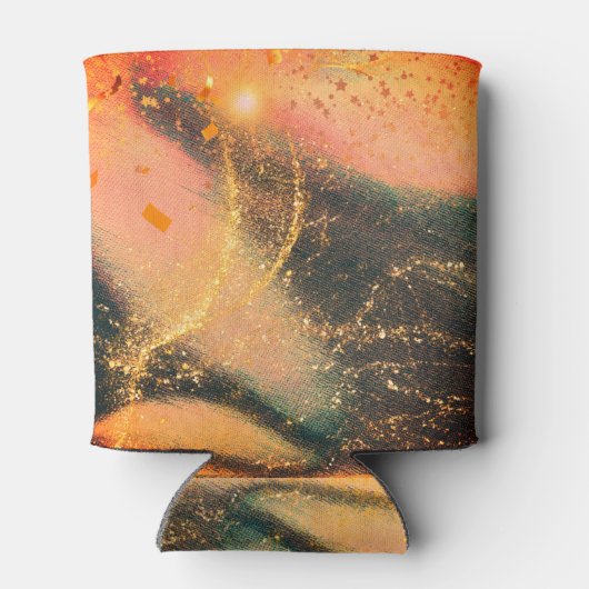 Levendige gouden Koelbox Blikjeskoeler (Achterkant)