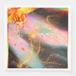 Levendige Gouden Strik Servet