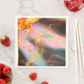 Levendige Gouden Strik Servet (Insitu)