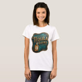 Levendige Gouden TEQUILA NODIG T-shirt v2 (Voorkant volledig)