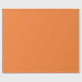 Levendige Goudvis Oranje Ontwerp Cadeaupapier (Vlak)