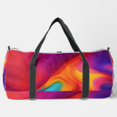 "Levendige Gradient Splash Bag Texture: Plunjezak (Voorkant)