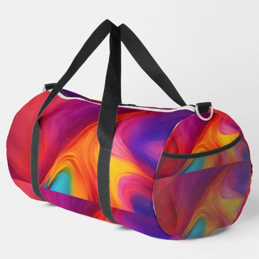 "Levendige Gradient Splash Bag Texture: Plunjezak (Rechterhoek)