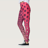 Levendige gradiënt Starburst Pattern Leggings (Links)