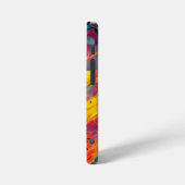 Levendige Gradiënt Typografische Create Helden  iPhone Hoesje (Linkerkant)