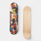 Levendige graffiti-geïnspireerd met gedurfde Abstr Persoonlijk Skateboard (Voorkant)