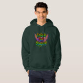 Levendige Graffiti Geloof in jezelf hoodie - (Voorkant volledig)