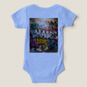 levendige graffiti T-shirt (Design achterkant)