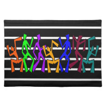 Levendige grafische dansers