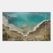 Levendige Grand Prismatic Yellowstone Rechthoekige Sticker (Voorkant)