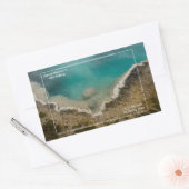 Levendige Grand Prismatic Yellowstone Rechthoekige Sticker (Envelop)