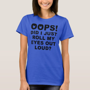 Levendige grappige T-shirt uitrollen