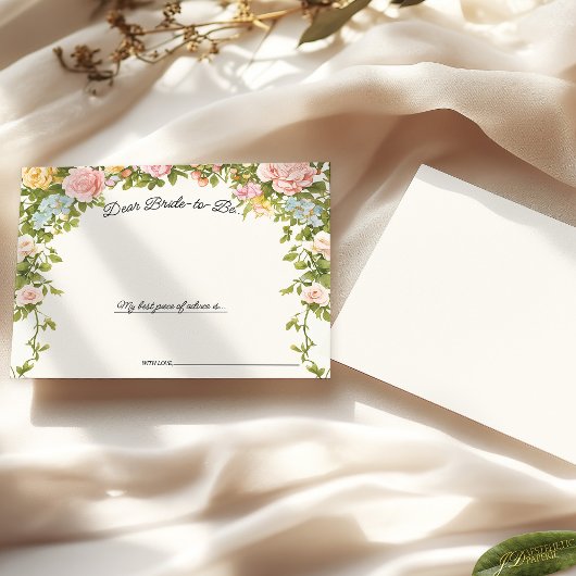 Levendige grillige Floral Vrijgezellenfeest Advies RSVP Kaartje