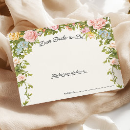 Levendige grillige Floral Vrijgezellenfeest Advies RSVP Kaartje