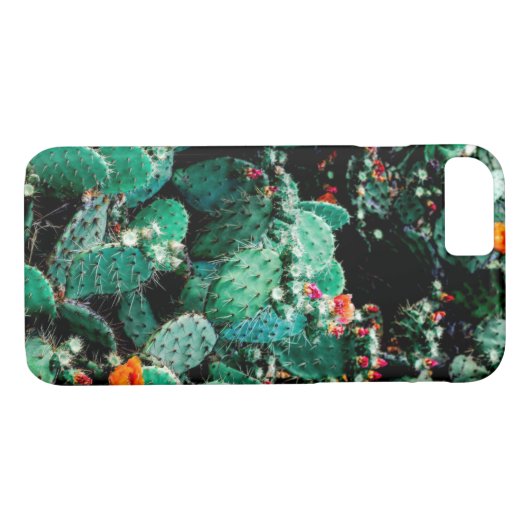 Levendige groene cactus telefoonhoes Case-Mate iPhone case (Achterkant (Horizontaal))