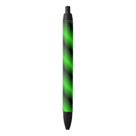 Levendige groene lijnen zwarte inkt pen