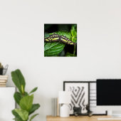 Levendige groene print (Thuiskantoor)
