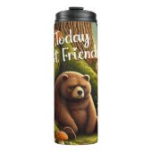 Levendige Grumpy Beer Tumbler Thermosbeker (Voorkant)