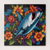 Levendige haai: een Abstracte puzzel (Horizontaal)