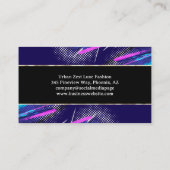 Levendige Halftone stijlvol | goudlaag Visitekaartje (Achterkant)