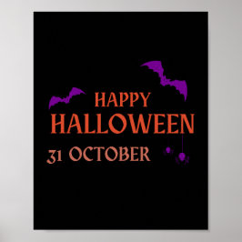 Levendige Halloween Cheer Wall Art Poster