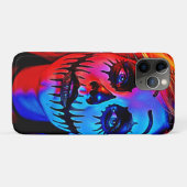 Levendige Halloween make-up kunst Case-Mate iPhone Case (Achterkant (horizontaal))