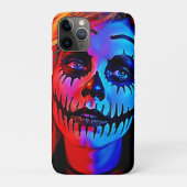 Levendige Halloween make-up kunst Case-Mate iPhone Case (Achterkant)